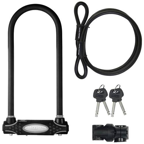 Master Lock 8285EURDPRO Bügelschloss Schwarz Schlüsselschloss