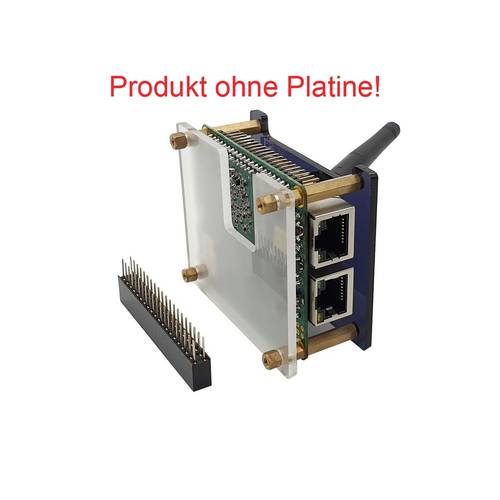 Radxa RockPi_Dev_Pack SBC-Gehäuse Schwarz