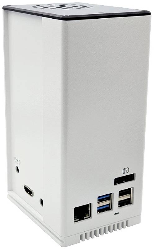 Radxa Rock_Pi_Nas_Kit_4AB SBC-Gehäuse Passend für (Entwicklungskits): Rock Pi Weiß