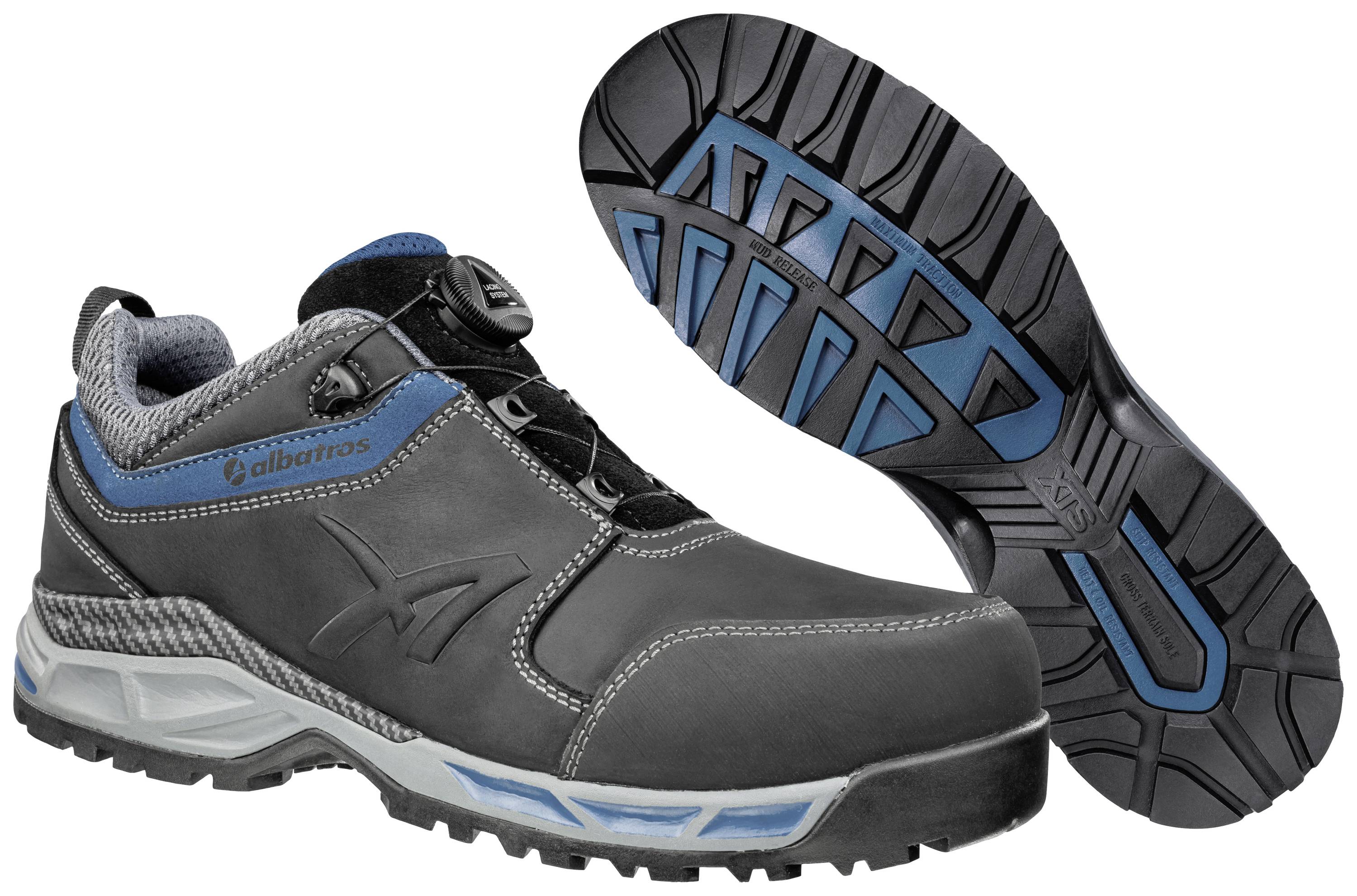 Albatros TOFANE BLACK QL LOW S3 ESD HRO SRC 648510256000041 Sicherheitsschuh S3 Schuhgröße (EU): 41 Schwarz/Blau 1 Paar