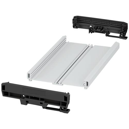 Phoenix Contact UM-PRO-KIT-B122-L200-7035 1310990 Profil-Gehäuse 203.8 x 142.3 x 39.45 PA Lichtgrau (RAL 7035), Schwarz ...