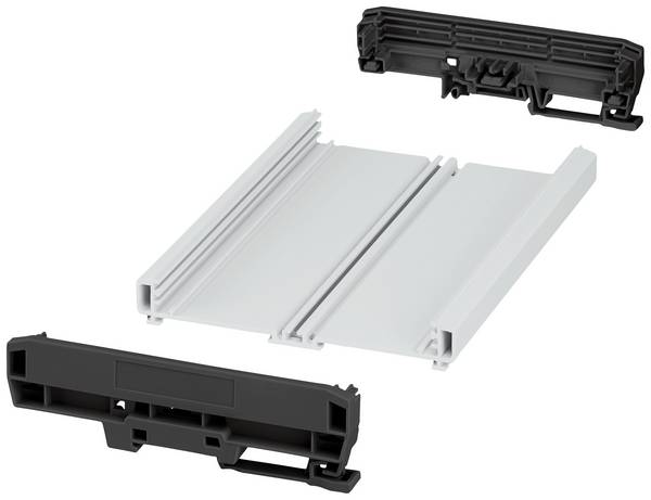 Phoenix Contact UM-PRO-KIT-B122-L180-7035 1310989 Profil-Gehäuse 183.8 x 142.3 x 39.45 PA Lichtgrau (RAL 7035), Schwarz (RAL 9005) 1 St.