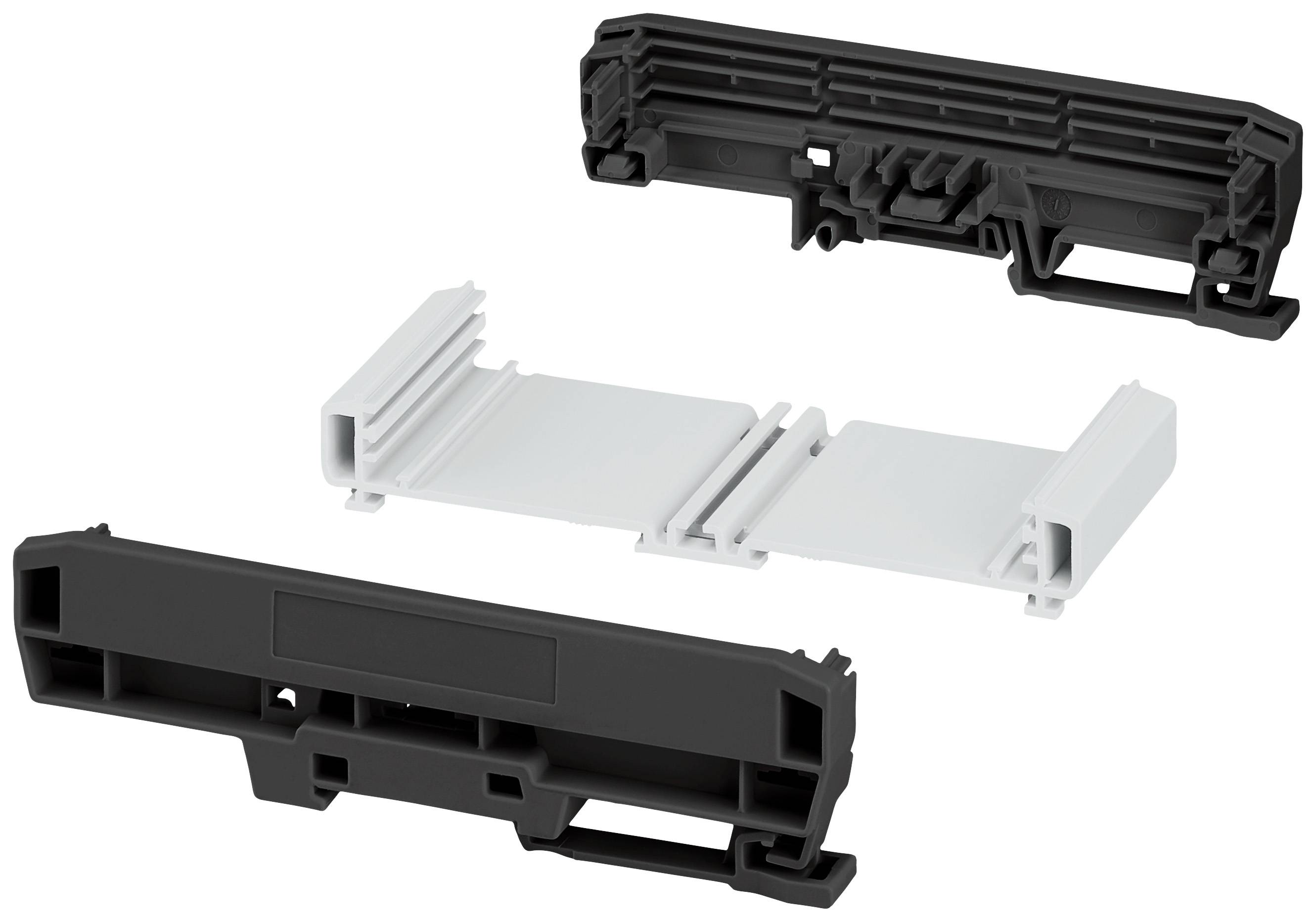 Phoenix Contact UM-PRO-KIT-B122-L60-7035 1310981 Profil-Gehäuse 63.8 x 142.3 x 39.45 PA Lichtgrau (RAL 7035), Schwarz (R...