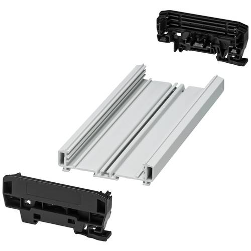 Phoenix Contact UM-PRO-KIT-B72-L200-7035 1310933 Profil-Gehäuse 203.8 x 92.3 x 39.45 PA Lichtgrau (RAL 7035), Schwarz (R...