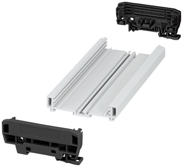 Phoenix Contact UM-PRO-KIT-B72-L180-7035 1310932 Profil-Gehäuse 183.8 x 92.3 x 39.45 PA  Lichtgrau (RAL 7035), Schwarz (RAL 9005) 1 St.