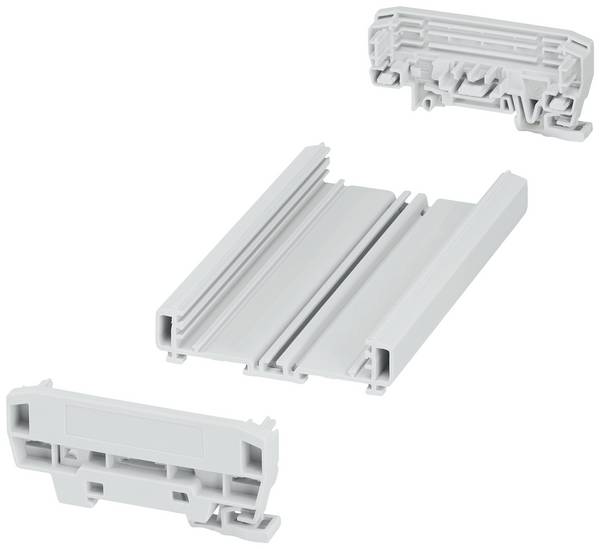 Phoenix Contact UM-BASIC-KIT-B72-L150-7035 1300348 Profil-Gehäuse 153.8 x 92.3 x 39.45 PVC Lichtgrau (RAL 7035) 1 St.