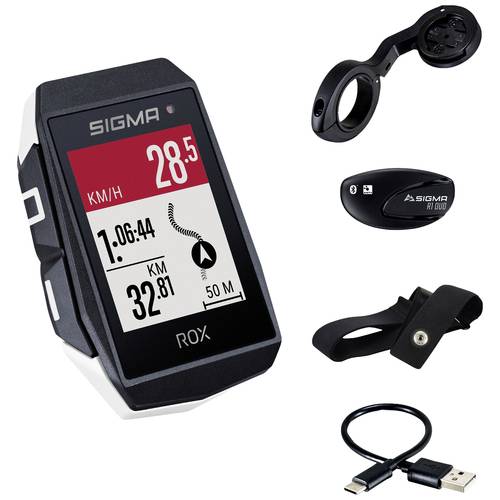 Thumbnail - Sigma ROX 11.1 EVO HR Set Fahrrad-Navi Fahrrad GPS, GLONASS, spritzwassergeschützt