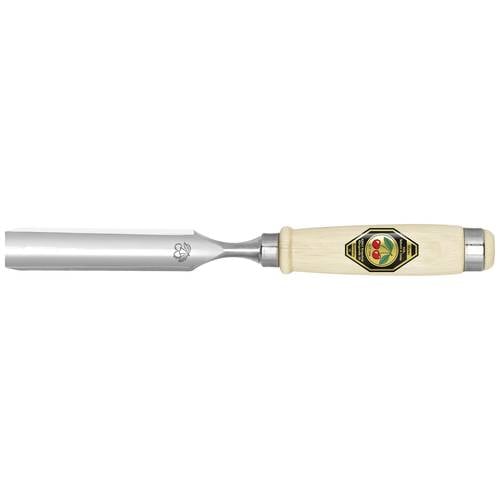 Hohlbeitel Schneiden-B.18mm m.2 Stahlzw.Weißbuchenh.Ulmer Form KIRSCHEN