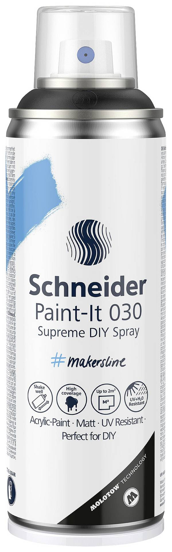 Schneider Schreibgeräte Paint-It 030 ML03050001 Acrylfarbe Schwarz  200 ml