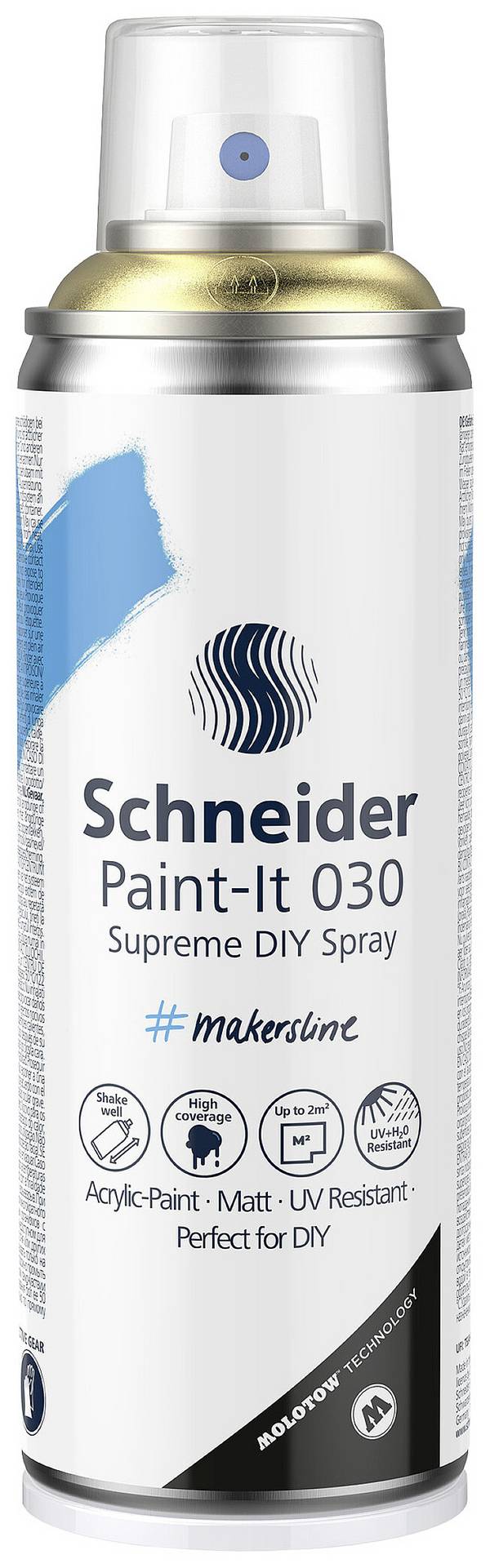 Schneider Schreibgeräte Paint-It 030 ML03051066 Acrylfarbe Gold (metallic)  200 ml