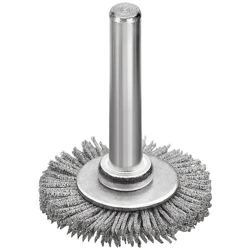 Rundbürste D.30mm Schaft 6mm SiC Schleifborsten K.320 6mm 20000min-¹ LESSMANN