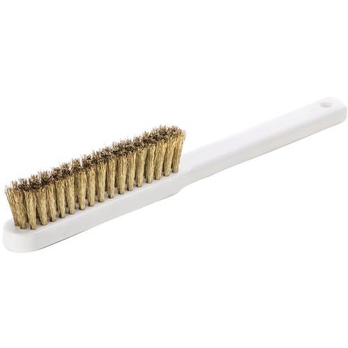 Thumbnail - Lessmann Feinbürste L.225mm 0,15mm Messingdraht gewellt 4-reihig 182162 1 St.