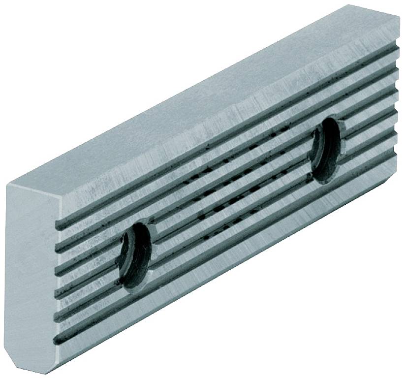 Normalbacke SGN f.Backen-B.125mm glatt/gerillt Backen-H.39,7mm RÖHM-1