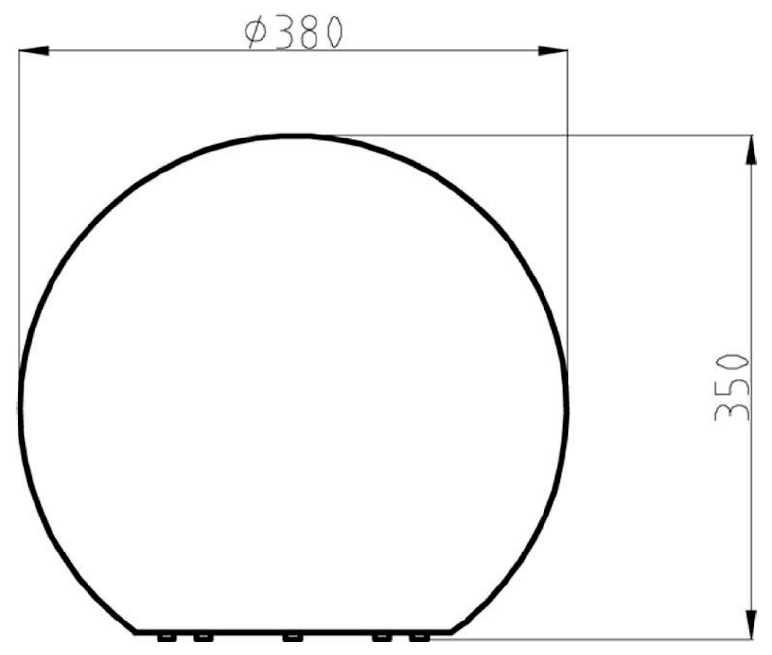 Deko Light 836930 Kugelleuchte 40 Außen-Dekobeleuchtung Kugel E27 Weiß-5