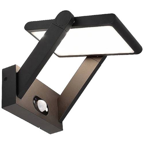 Deko Light Solar Premium I 731116 Solar-Außenwandleuchte mit Bewegungsmelder LED 1.6 W Dunkelgrau