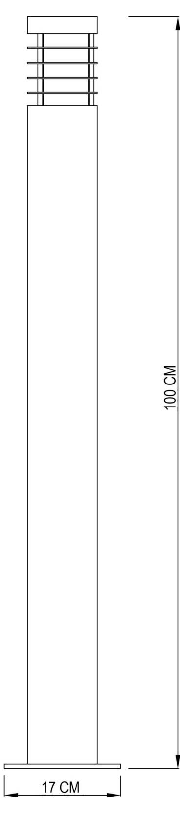 Deko Light 730009 Estada Außenstandleuchte E27 Edelstahl-2