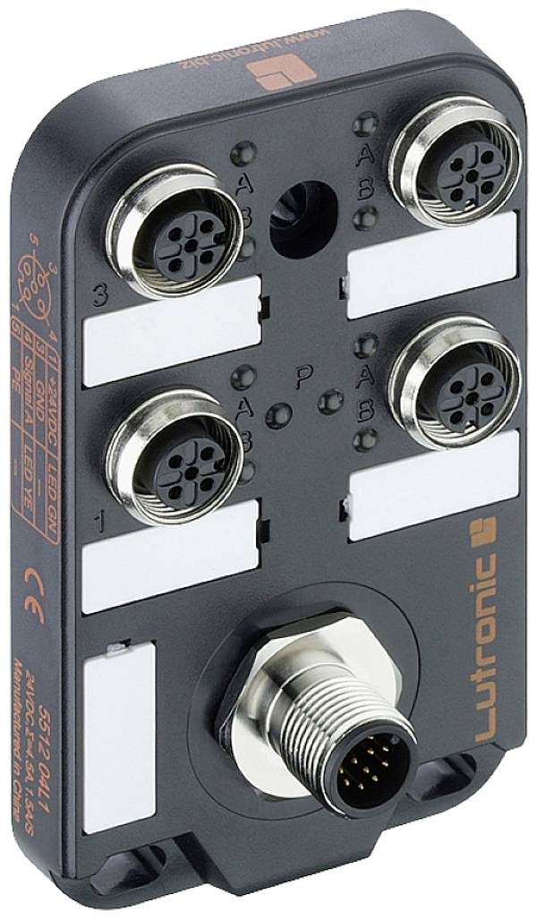 Lutronic 5512 04L1 5512 04L1 Sensor/Aktorbox passiv M12-Verteiler mit Metallgewinde 1 St. Piece