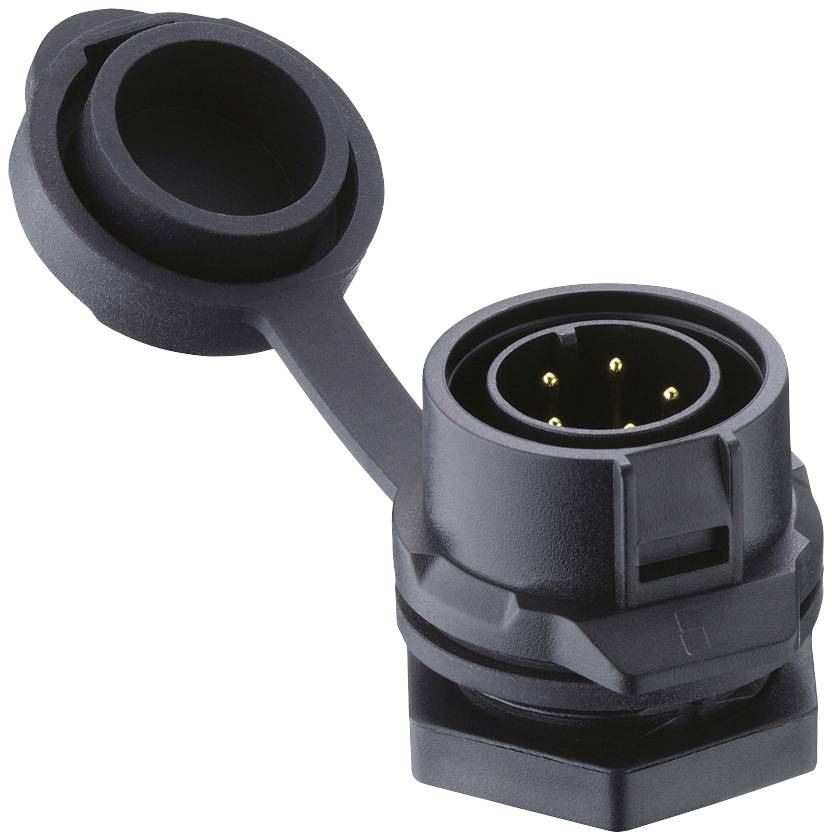 Lutronic 2430 04 T18CB100 Rundsteckverbinder Stecker, gerade 1 St.