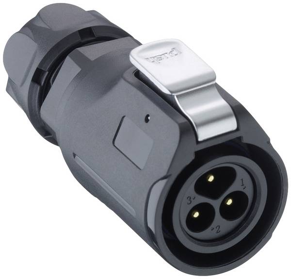 Lutronic 2450 05 T09CB T Rundsteckverbinder Stecker, gerade 1 St.