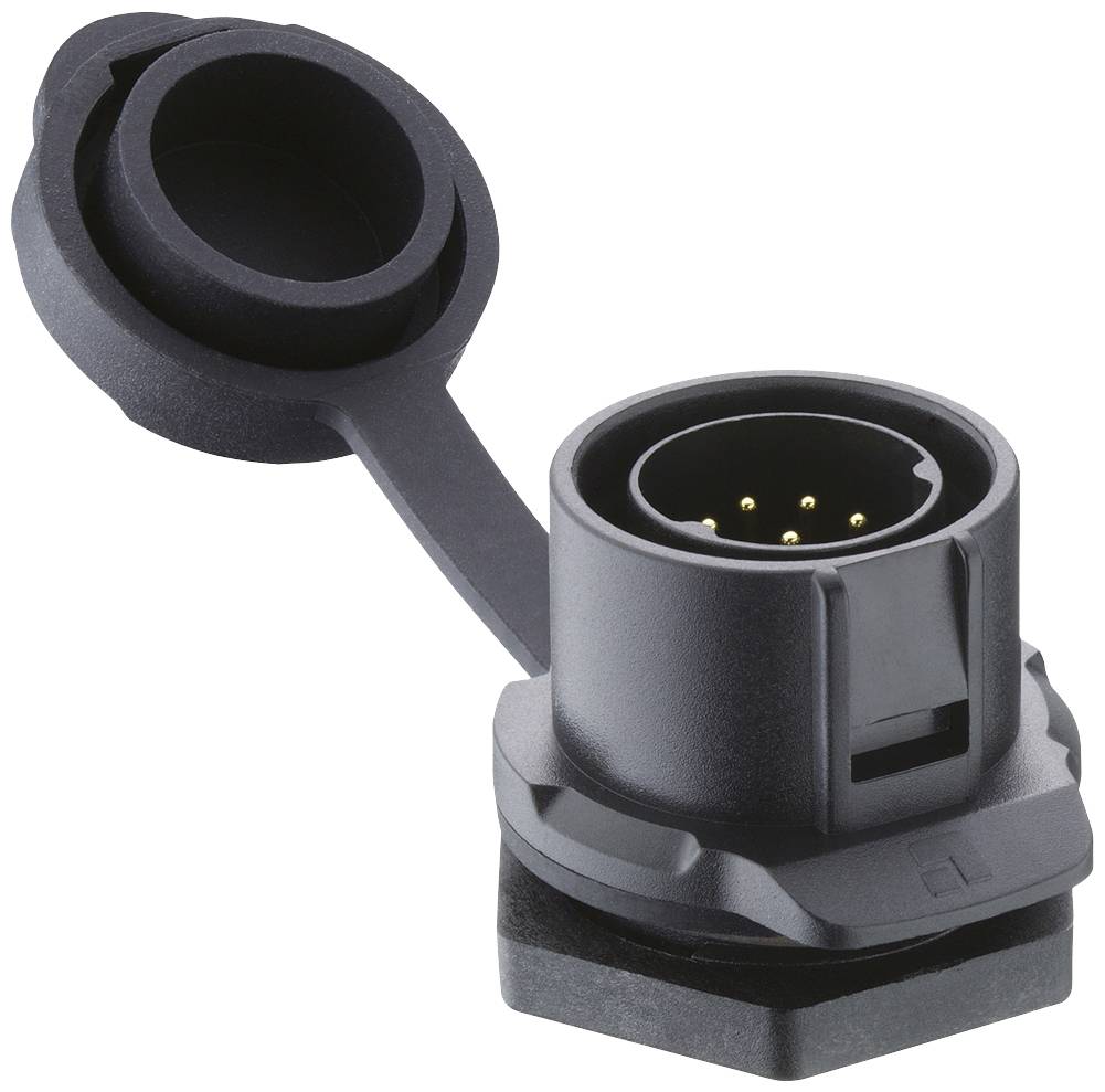 Lutronic 2630 04 T22CB100 Rundsteckverbinder Stecker, gerade 1 St.