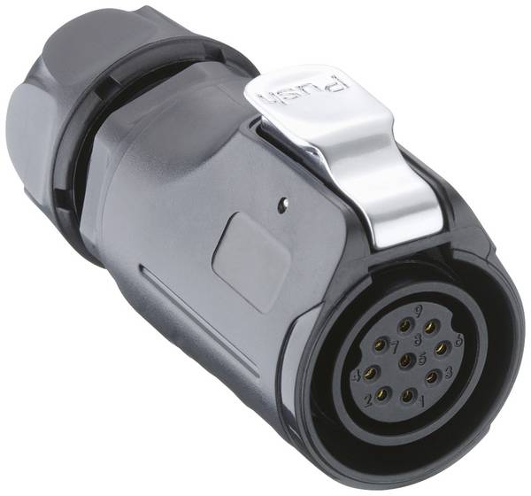 Lutronic 2640 09 T12CB T Rundsteckverbinder Buchse, gerade 1 St.