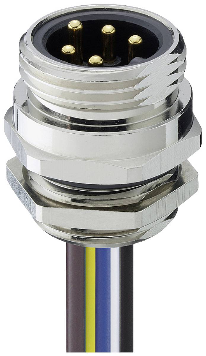 Lutronic 7830 04 T13CW 0,5m Sensor-/Aktor-Einbausteckverbinder 7/8 Stecker, Einbau Polzahl Sensoren: 4 1 St.