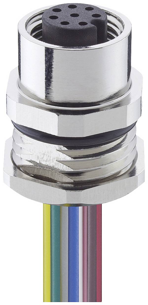 Lutronic 1220 12 T16CW 0,5m Sensor-/Aktor-Einbausteckverbinder M12 Buchse, Einbau Polzahl Sensoren: 12 1 St.
