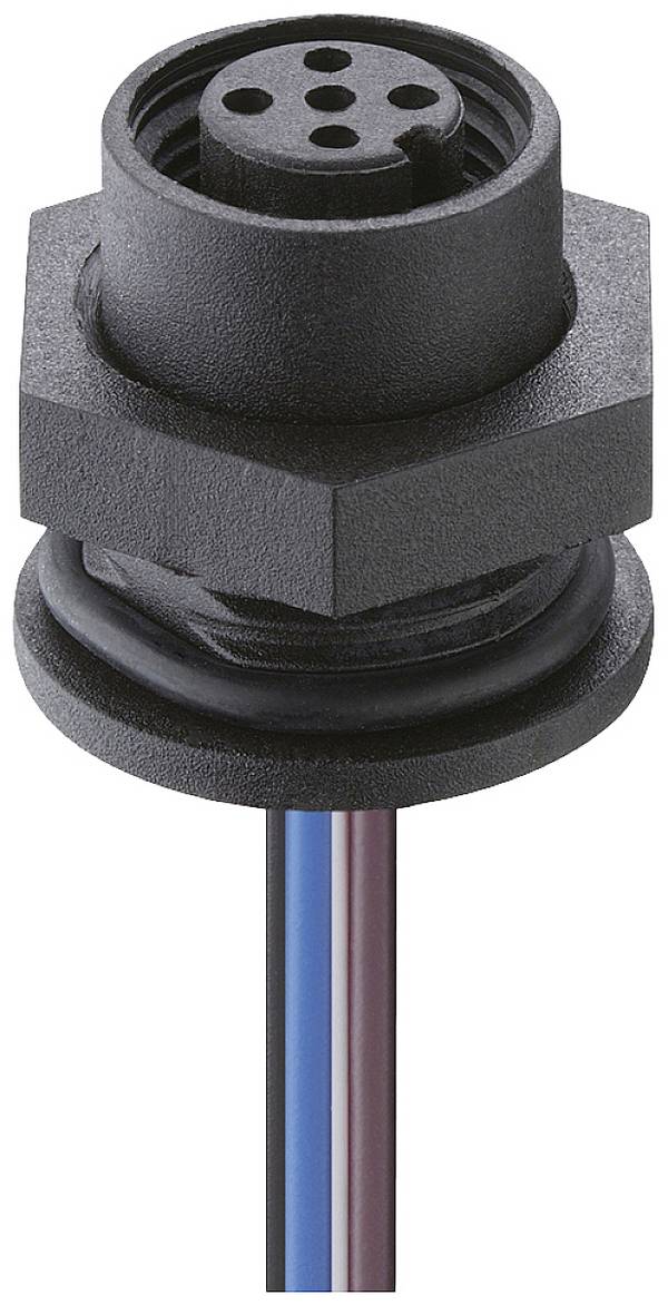 Lutronic 1221 05 T16CW100 0,5m Sensor-/Aktor-Einbausteckverbinder M12 Buchse, Einbau 0.5 m Polzahl Sensoren: 5 1 St. Piece