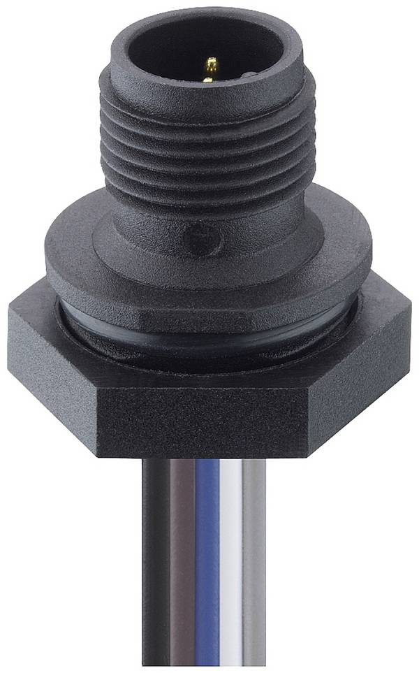 Lutronic 1230 08 T16CW100 0,5m Sensor-/Aktor-Einbausteckverbinder M12 Stecker, Einbau 0.5 m Polzahl Sensoren: 8 1 St. Piece