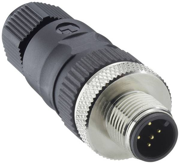 Lutronic 1250 03 T7CR Sensor-/Aktor-Steckverbinder, unkonfektioniert M12 Stecker, gerade  Polzahl Sensoren: 3 1 St.