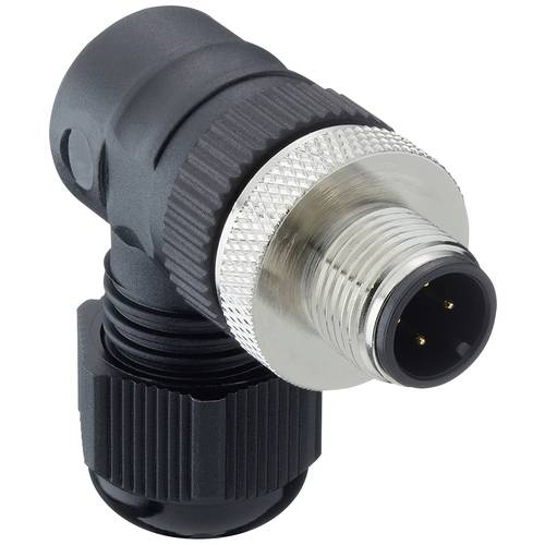 Lutronic 1255 05 T9CR Sensor-/Aktor-Steckverbinder, unkonfektioniert M12 Stecker, gewinkelt Polzahl Sensoren: 5 1 St.