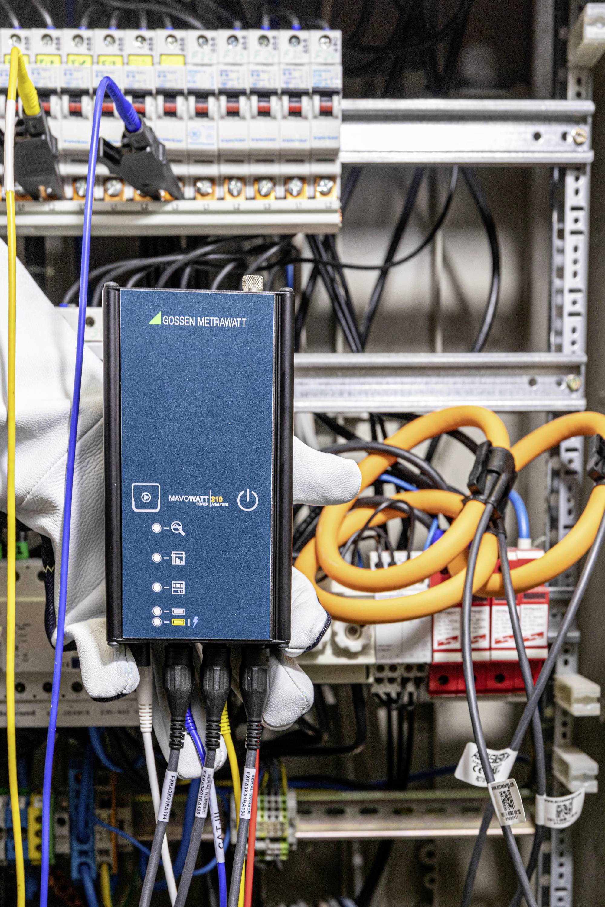 Gossen Metrawatt MAVOWATT 210 Netz-Analysegerät 3phasig, 1phasig inkl. Stromzangen, mit Loggerfunktion-4