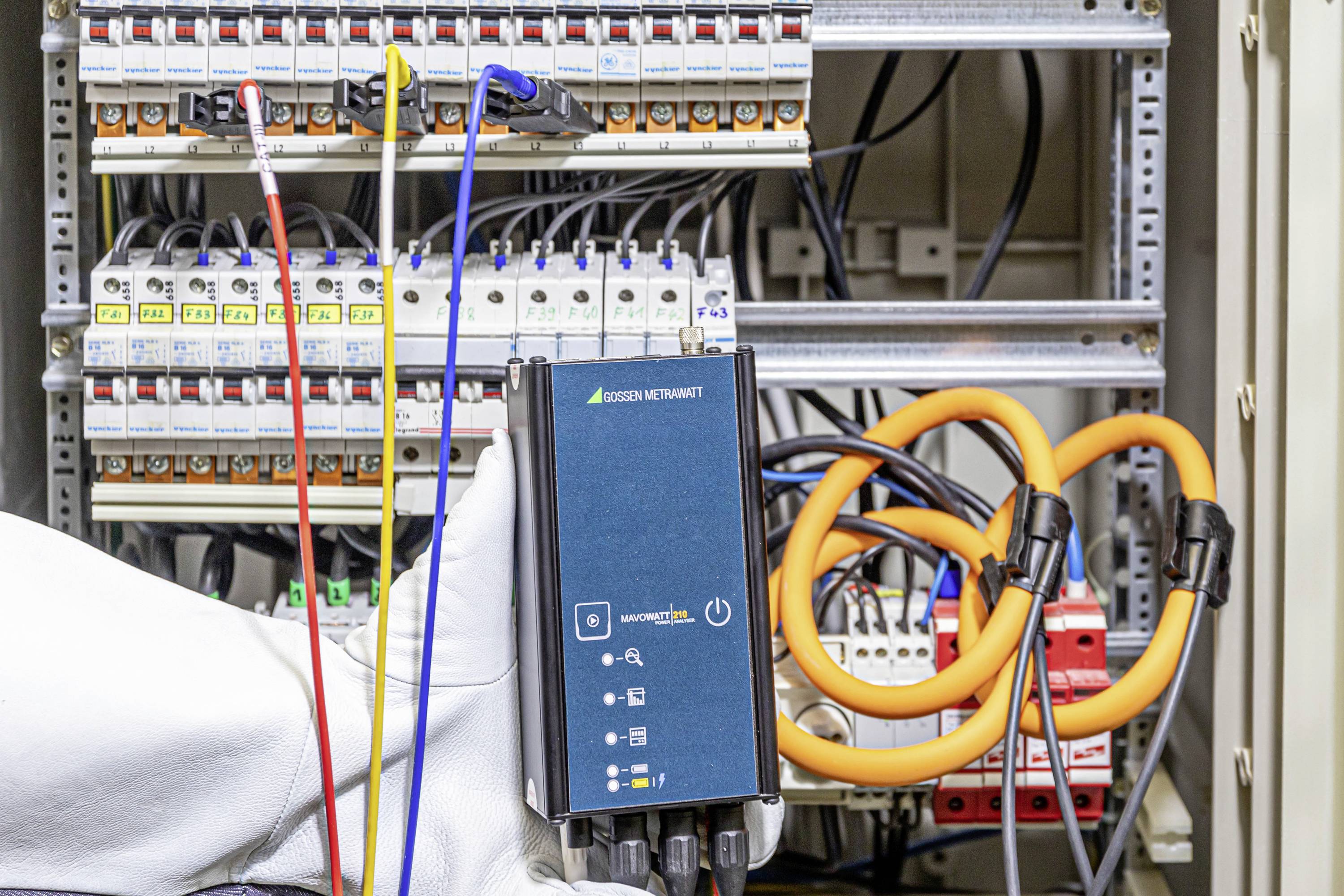 Gossen Metrawatt MAVOWATT 210 Netz-Analysegerät 3phasig, 1phasig inkl. Stromzangen, mit Loggerfunktion-5
