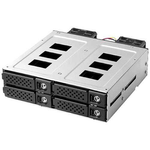 JouJye JJ-N-49NVMe 5.25 Zoll Festplatten-Einbaurahmen auf 2.5 Zoll U.2 NVMe PCIe 3.0 x4, U.2 NVMe PCIe 4.0 x4