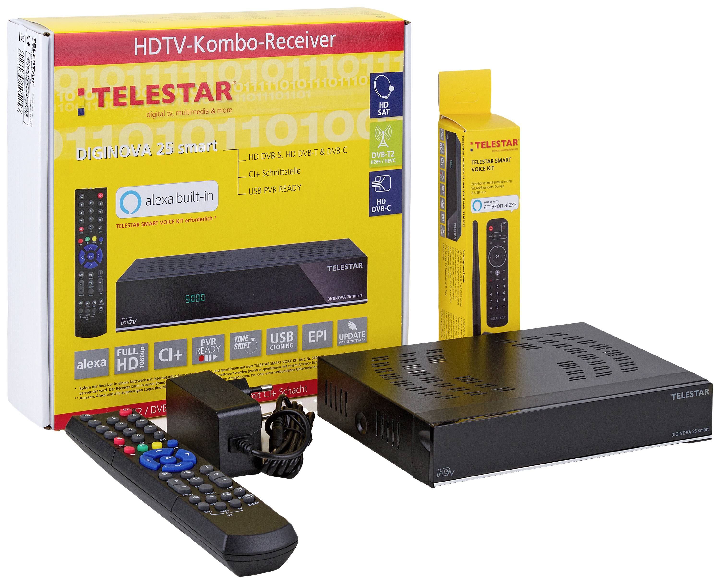 TELESTAR DIGITAL Komplettpaket Alexa AVS Set HD+