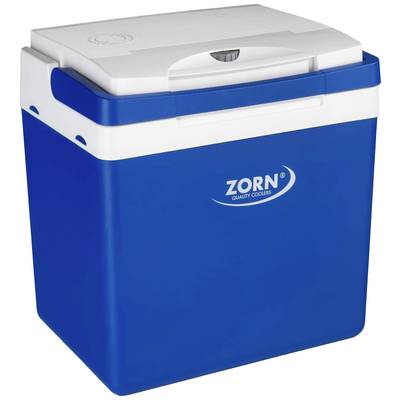ZORN Z26 12/ 230V Kühlbox EEK: E (A - G) Thermoelektrisch 12 V, 230 V Blau-Weiß 25 l Kühlt bis zu 18°C unter Umgebungste