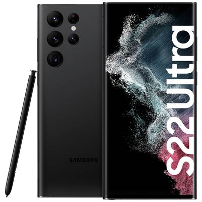 Samsung Galaxy S22 Ultra 5G Smartphone 256 GB 17.3 cm (6.8 Zoll) Schwarz Android™ 12 Dual-SIM