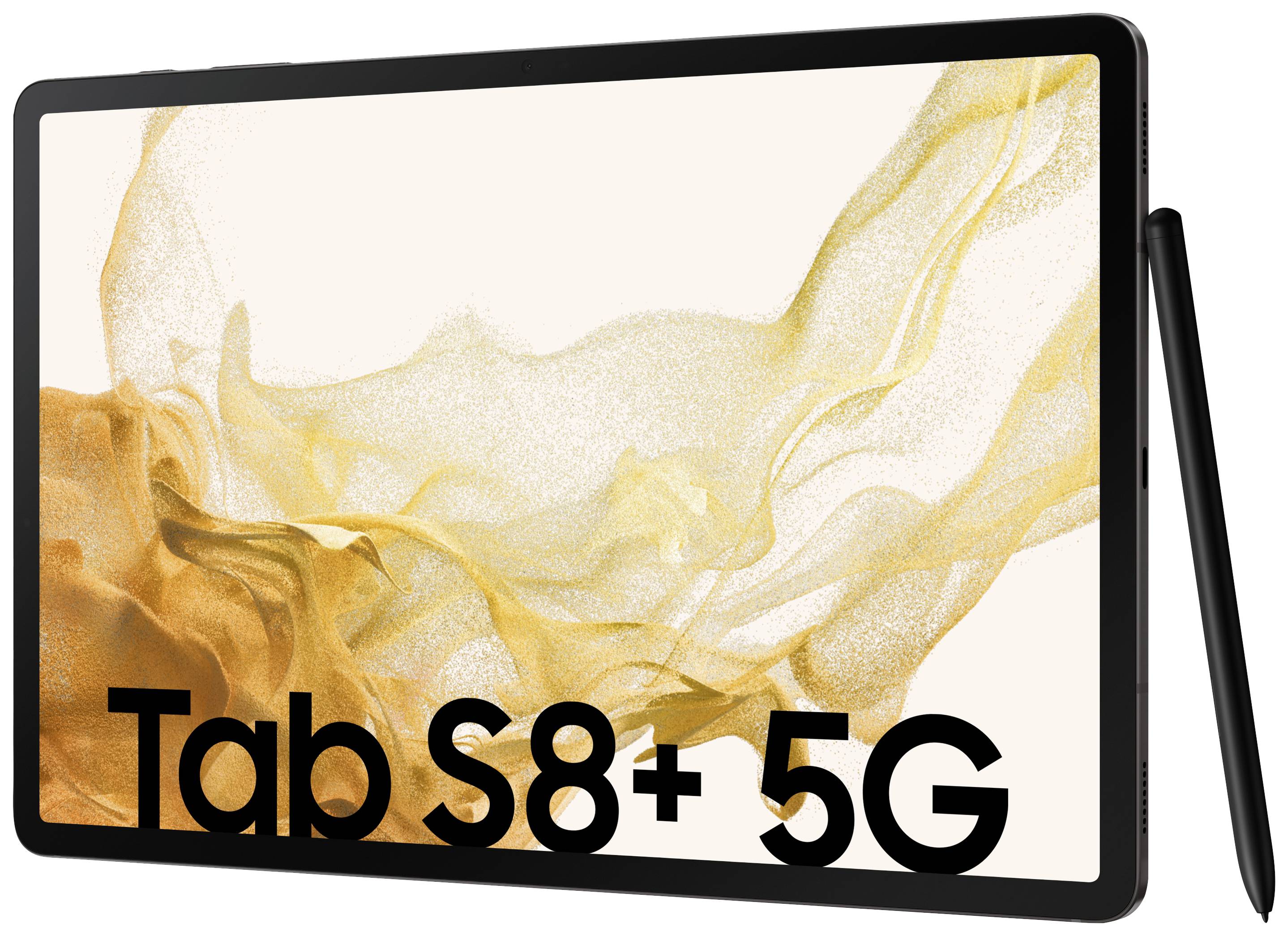 SAMSUNG X806B Galaxy Tab S8+ 5G Graphite 31,5cm (12,4\") Snapdragon 8 Gen 1 8GB 256GB Android