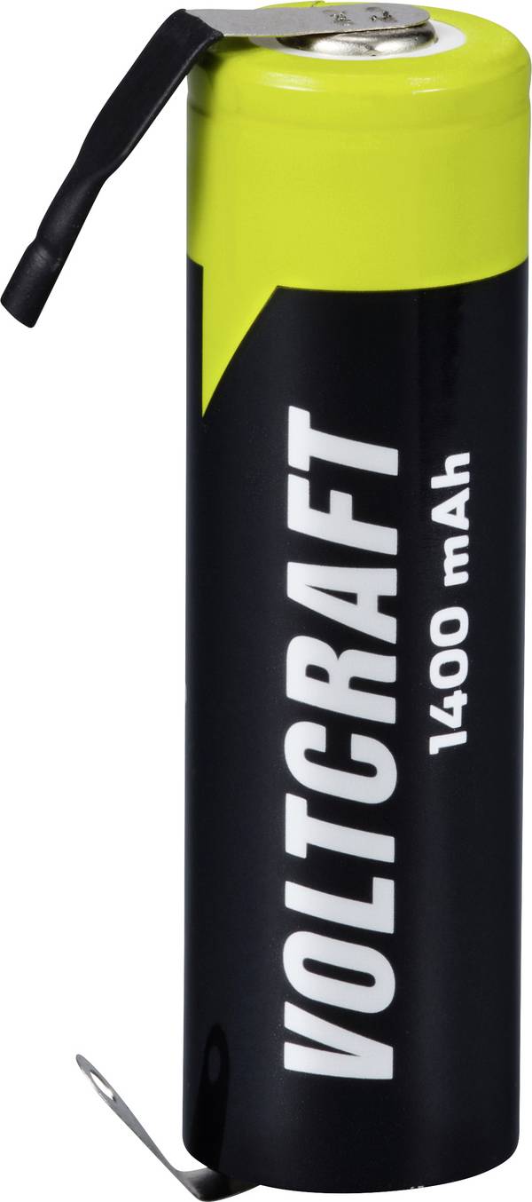 VOLTCRAFT A ULF Spezial-Akku Mignon (AA) U-Lötfahne, hochstromfähig NiMH 1.2 V 1400 mAh 1 St.