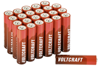Voltcraft - Micro-Zellen (AAA) 24er-Set →