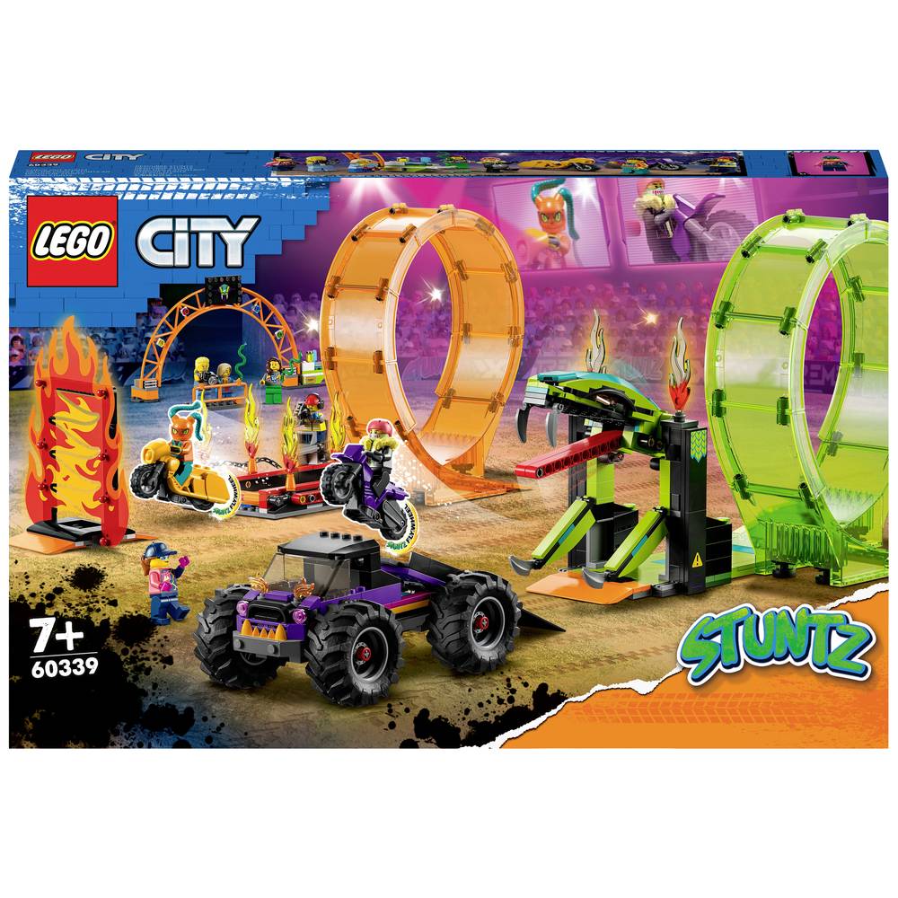 LEGO® CITY 60339 Stuntshow-dubbele looping