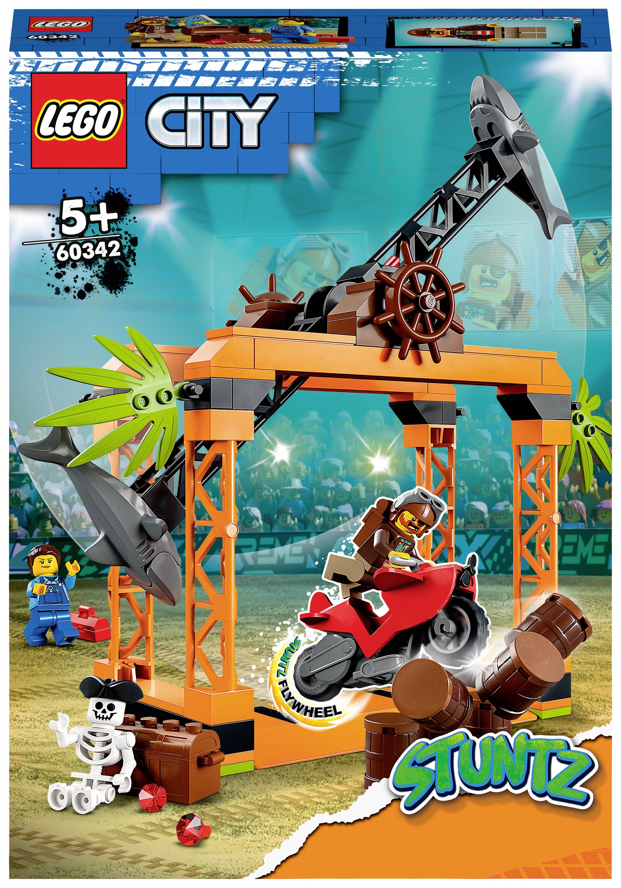 Haiangriff-Stuntchallenge 60342 CITY LEGO® kaufen