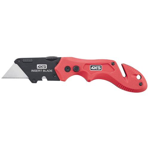 Thumbnail - 4K5 Tools TK 300 Insert Blade Knife 600.300A Klappmesser mit Holster Rot, Schwarz