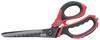 4K5 Tools 600.501A Universalschere Linkshänder, Rechtshänder Schwarz/Rot