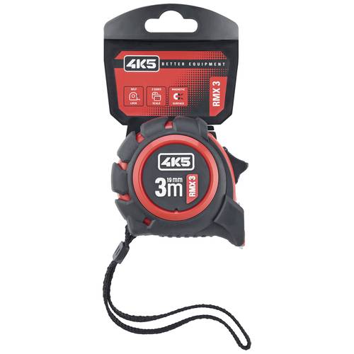 4K5 Tools RMX 3 RollMeter 3m 606.100-3 Maßband 3 m