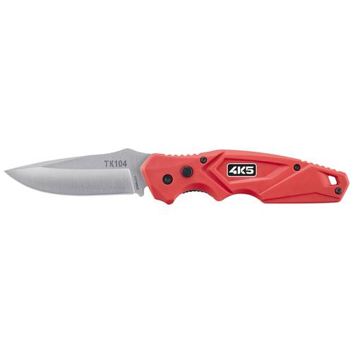 4K5 Tools TK 104 DropPoint Knife 600.104A Klappmesser mit Holster Rot