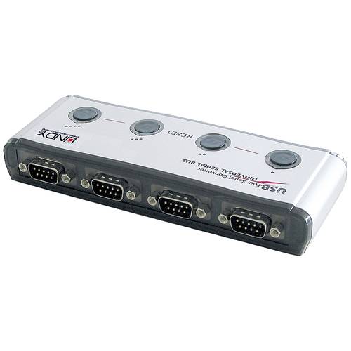 Lindy 42858 USB auf 4 Port Seriell Konverter