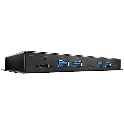 Thumbnail - LINDY USB-Hub 7 Port USB 3.2 Gen 2-Hub Schwarz
