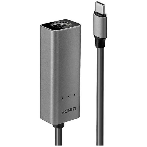 LINDY Lindy Netzwerkadapter 2.5 GBit/s USB-C® (USB 3.1 Gen 1), Gigabit-LAN (1/2.5 Gbit/s), RJ45