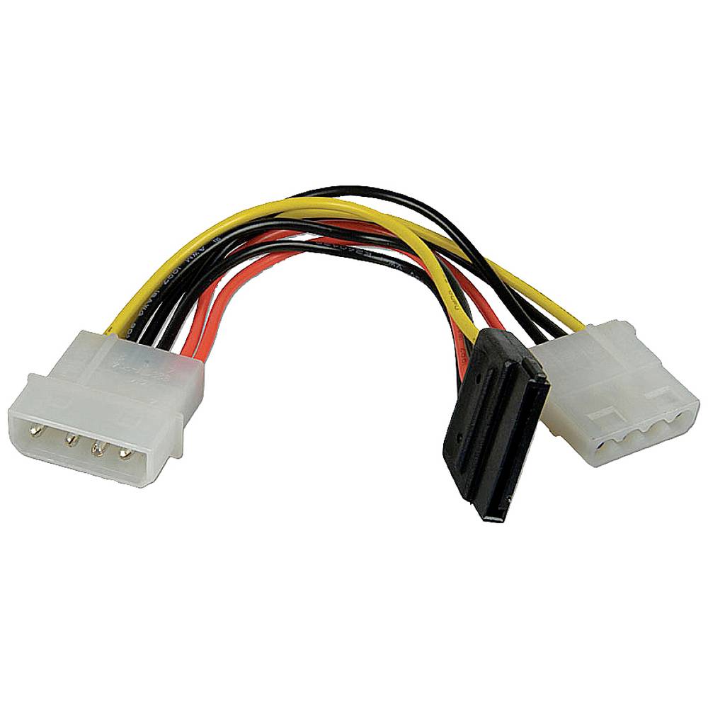 Lindy SATA-5.25 Power Adapter Splitter Cable, 0.15m (33289)
